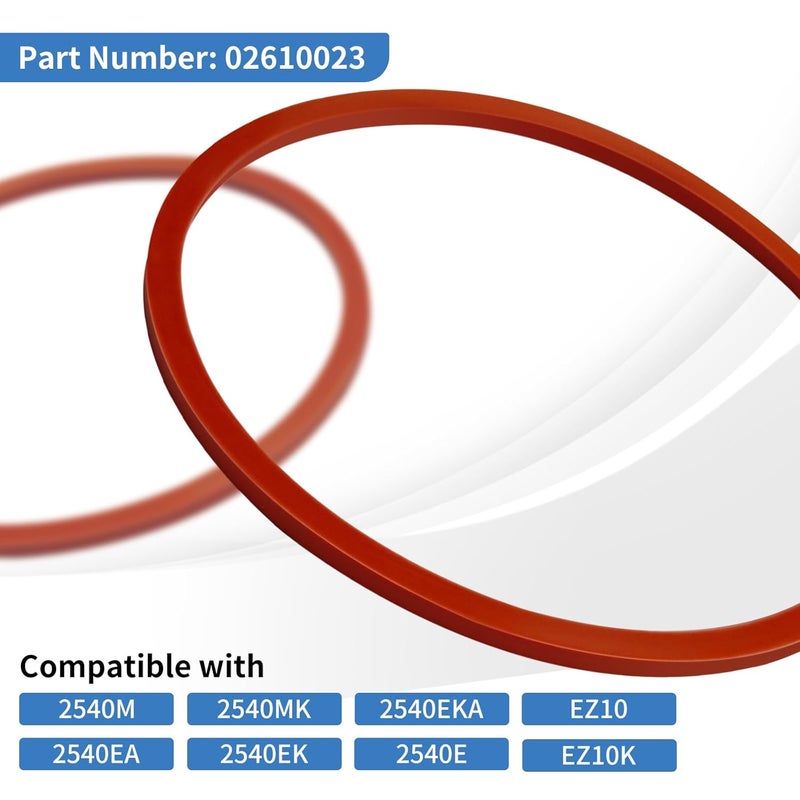 reedaw 2540 EZ10 for Tuttnauer Door Gasket Series 2540, 2540M, 2540MK, 2540E, 2540EA, 2540EK, EZ10K Door Seal Replacement Part #02610023 (NOT for 2340 Series) - Image 3